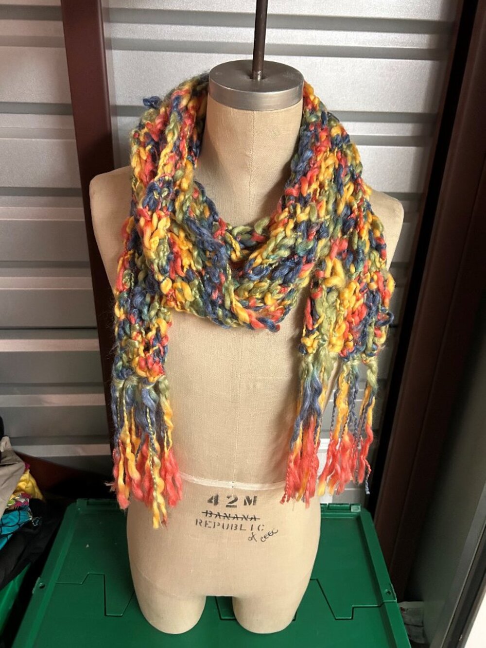 Colorful Knit Scarf